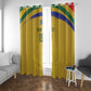 Custom South Africa Football Window Curtain Road To Champions Dream - African Pride