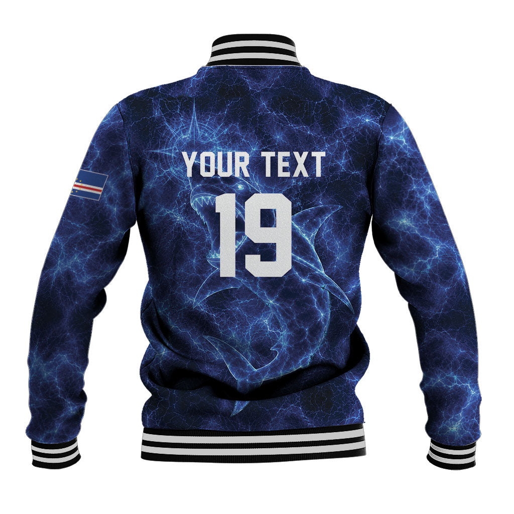 Custom World Football 2026 Cabo Verde Baseball Jacket Go Blue Sharks Glory