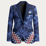 Custom World Football 2026 Cabo Verde Blazer Go Blue Sharks Glory
