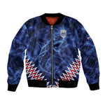 Custom World Football 2026 Cabo Verde Bomber Jacket Go Blue Sharks Glory