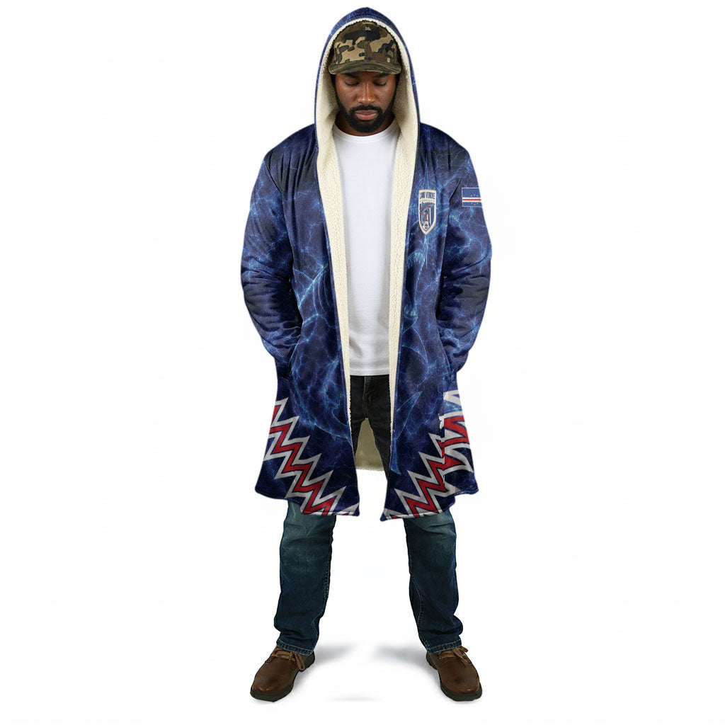 Custom World Football 2026 Cabo Verde Cloak Go Blue Sharks Glory