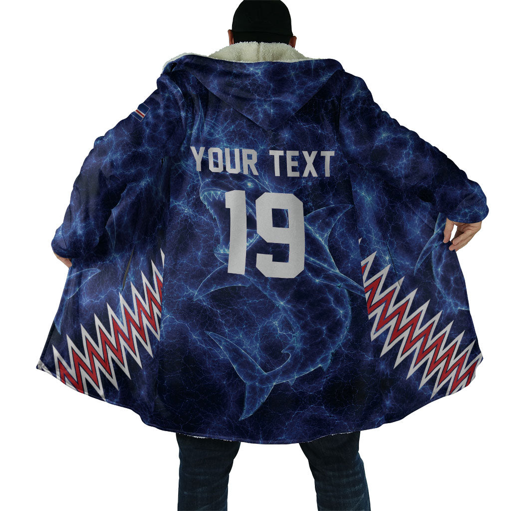 Custom World Football 2026 Cabo Verde Cloak Go Blue Sharks Glory