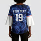 Custom World Football 2026 Cabo Verde Kimono Sleeve Blouse Go Blue Sharks Glory