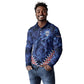 Custom World Football 2026 Cabo Verde Long Sleeve Polo Shirt Go Blue Sharks Glory