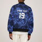 Custom World Football 2026 Cabo Verde Sleeve Zip Bomber Jacket Go Blue Sharks Glory