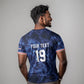 Custom World Football 2026 Cabo Verde T shirt Go Blue Sharks Glory