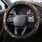 Black Jamaicans Rasta Lion Steering Wheel Cover Reggae Lion Breaking Wall Design - African Pride