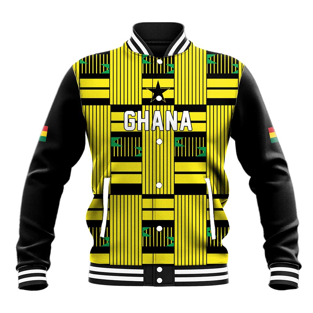 Custom World Football 2026 Ghana Baseball Jacket Rise With The Black Stars