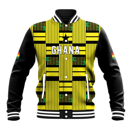 Custom World Football 2026 Ghana Baseball Jacket Rise With The Black Stars