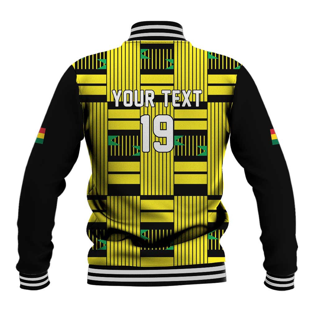 Custom World Football 2026 Ghana Baseball Jacket Rise With The Black Stars