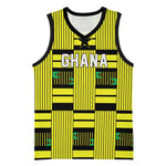 Custom World Football 2026 Ghana Basketball Jersey Rise With The Black Stars