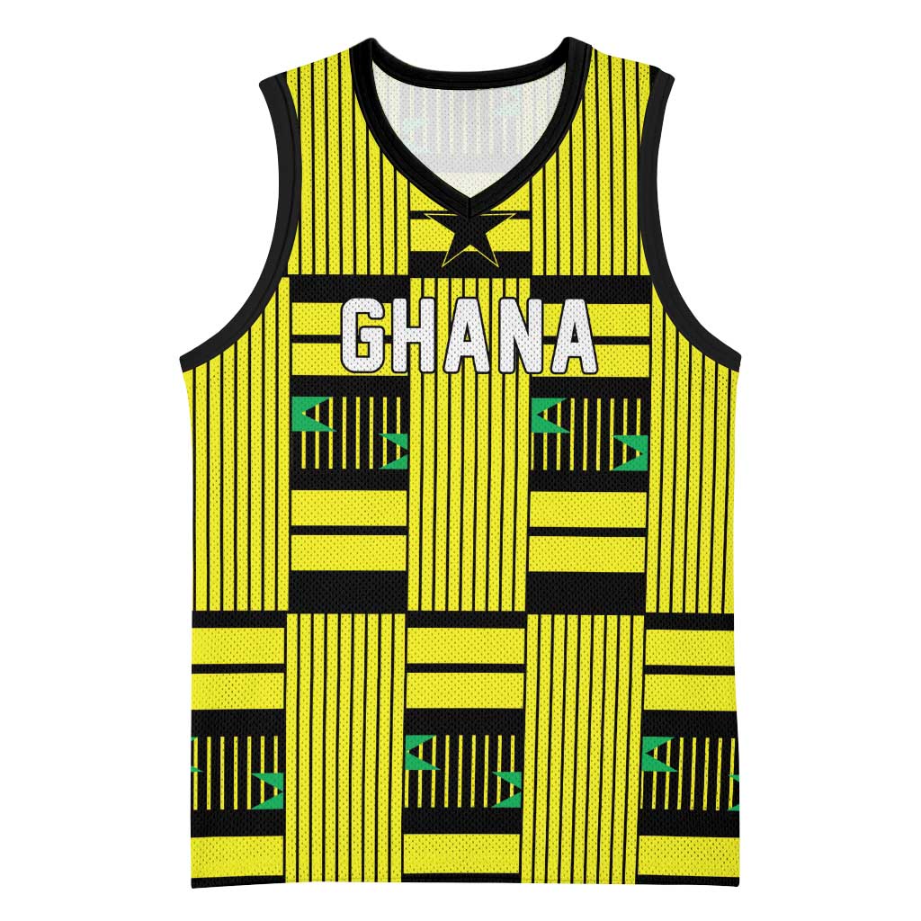 Custom World Football 2026 Ghana Basketball Jersey Rise With The Black Stars