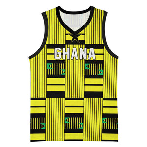 Custom World Football 2026 Ghana Basketball Jersey Rise With The Black Stars