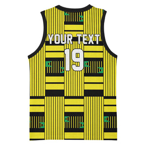 Custom World Football 2026 Ghana Basketball Jersey Rise With The Black Stars