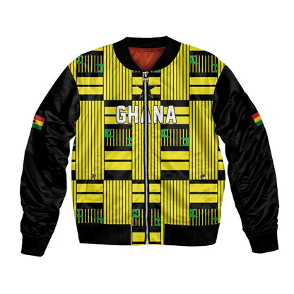 Custom World Football 2026 Ghana Bomber Jacket Rise With The Black Stars