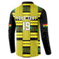 Custom World Football 2026 Ghana Button Sweatshirt Rise With The Black Stars