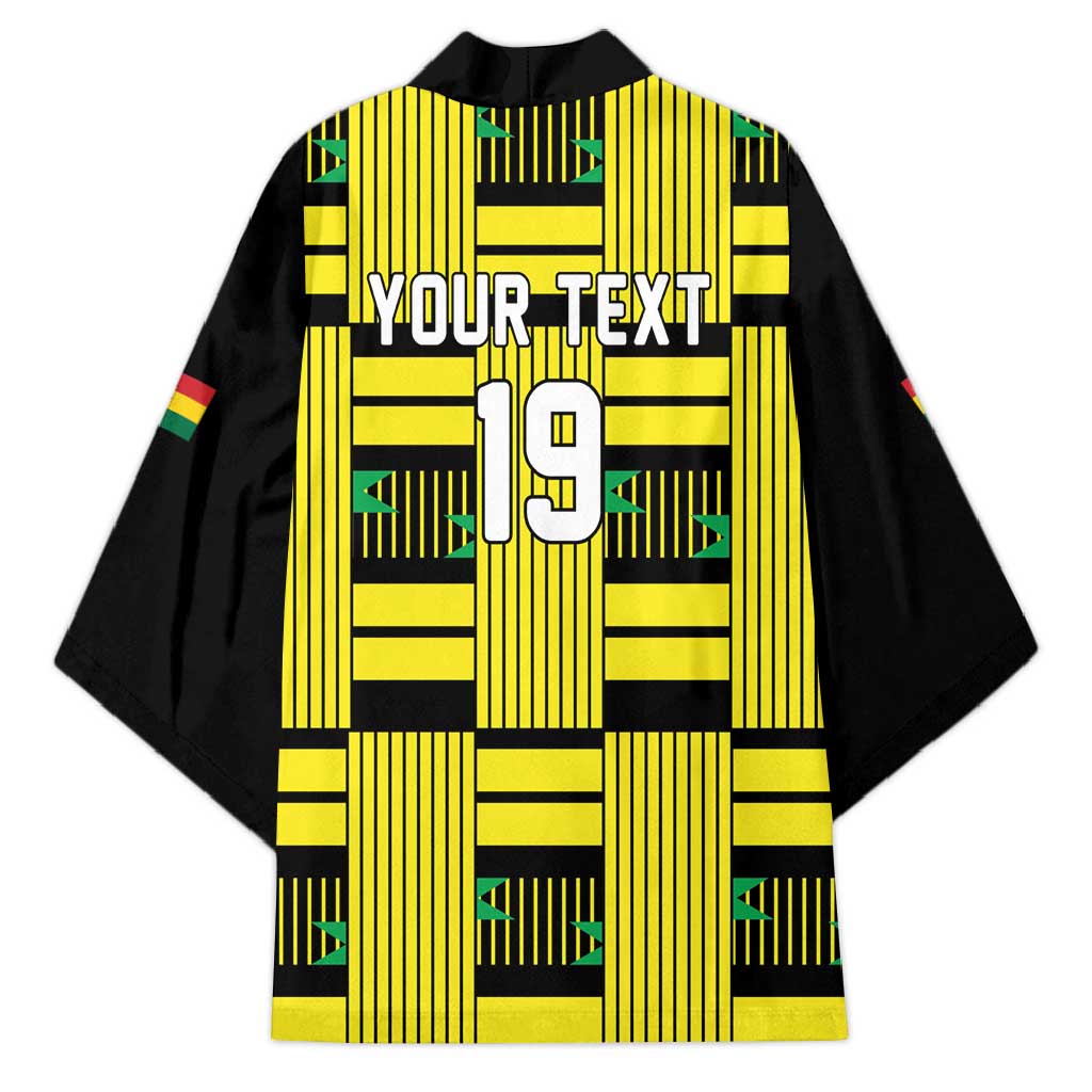 Custom World Football 2026 Ghana Kimono Rise With The Black Stars