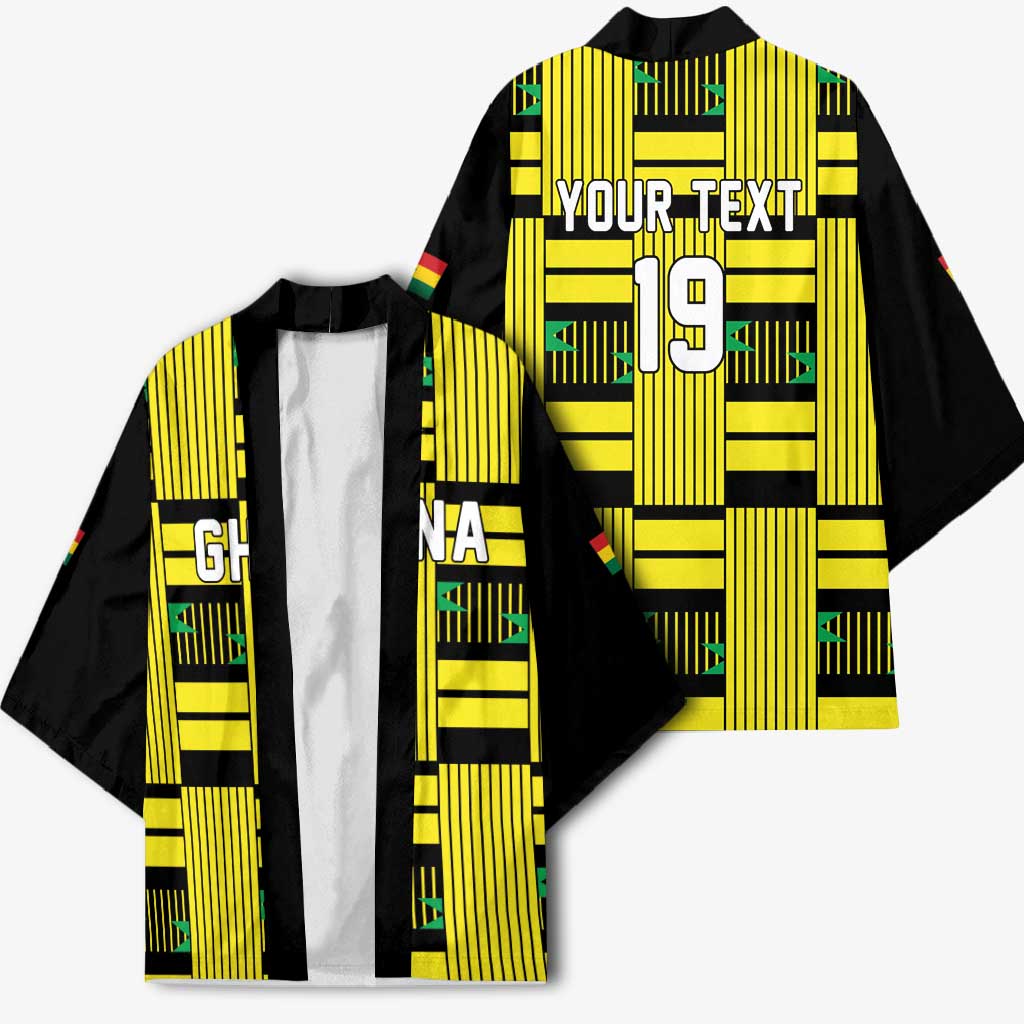 Custom World Football 2026 Ghana Kimono Rise With The Black Stars