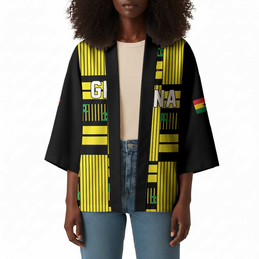 Custom World Football 2026 Ghana Kimono Rise With The Black Stars