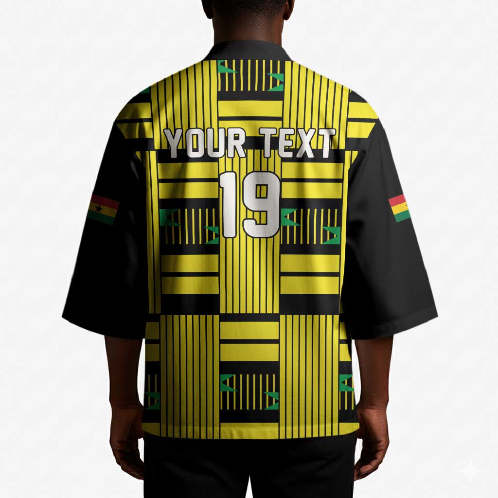 Custom World Football 2026 Ghana Kimono Rise With The Black Stars