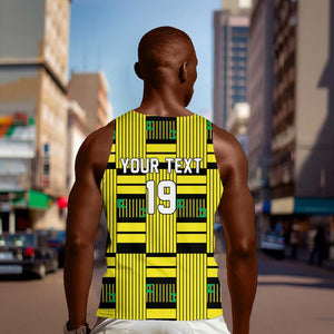 Custom World Football 2026 Ghana Men Tank Top Rise With The Black Stars
