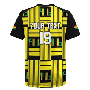 Custom World Football 2026 Ghana Rugby Jersey Rise With The Black Stars