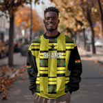 Custom World Football 2026 Ghana Sweatshirt Rise With The Black Stars