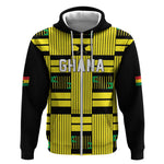 Custom World Football 2026 Ghana Zip Hoodie Rise With The Black Stars