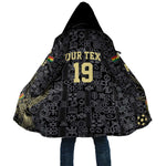 Custom World Football 2026 Ghana Cloak Black Stars Rise with Black Adinkra Pattern