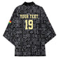 Custom World Football 2026 Ghana Kimono Black Stars Rise with Black Adinkra Pattern