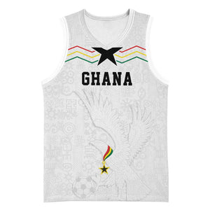 Custom World Football 2026 Ghana Basketball Jersey Black Stars Rise with White Adinkra Pattern