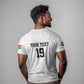 Custom World Football 2026 Ghana T shirt Black Stars Rise with White Adinkra Pattern