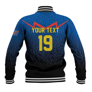 Custom World Football 2026 DR Congo Baseball Jacket Les Leopards Coupe du Monde Glory