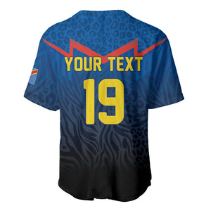 Custom World Football 2026 DR Congo Baseball Jersey Les Leopards Coupe du Monde Glory