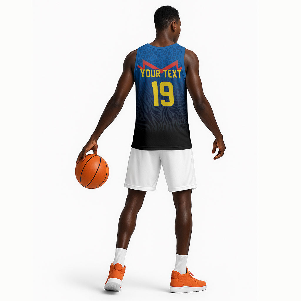 Custom World Football 2026 DR Congo Basketball Jersey Les Leopards Coupe du Monde Glory