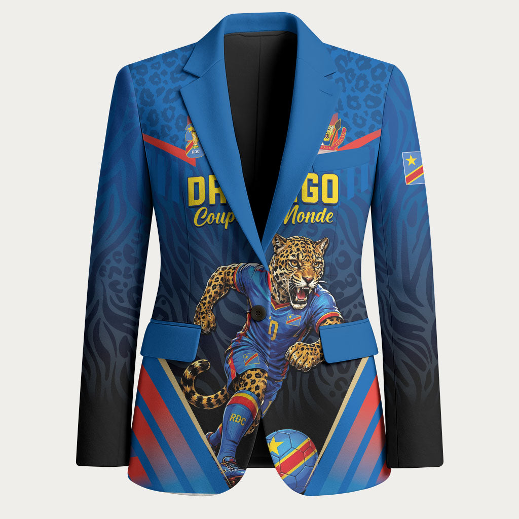 Custom World Football 2026 DR Congo Blazer Les Leopards Coupe du Monde Glory