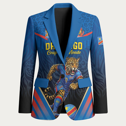 Custom World Football 2026 DR Congo Blazer Les Leopards Coupe du Monde Glory