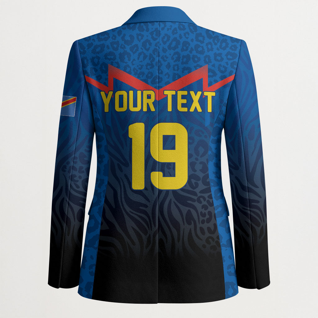 Custom World Football 2026 DR Congo Blazer Les Leopards Coupe du Monde Glory