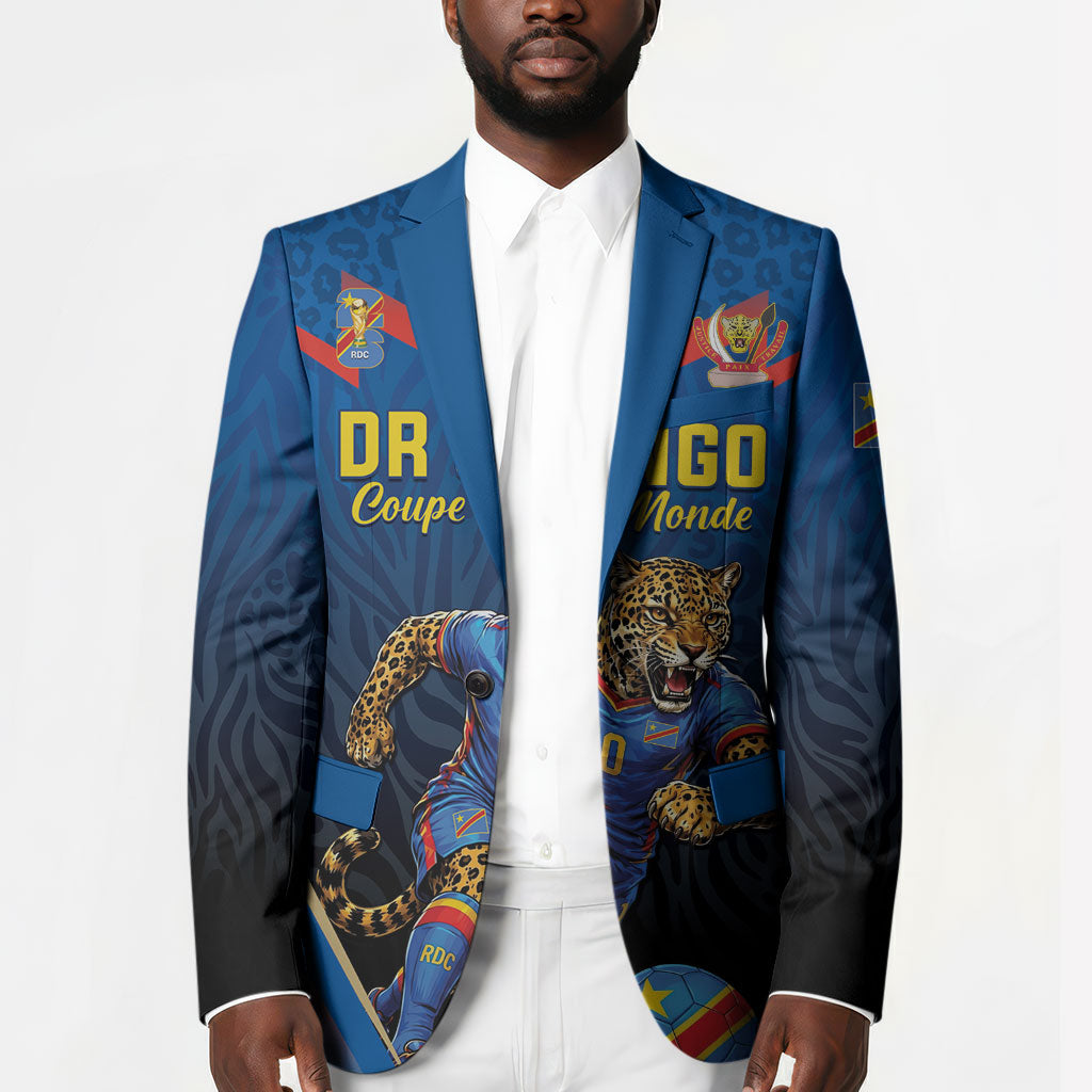 Custom World Football 2026 DR Congo Blazer Les Leopards Coupe du Monde Glory