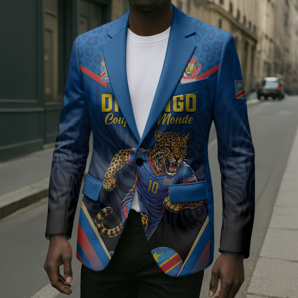 Custom World Football 2026 DR Congo Blazer Les Leopards Coupe du Monde Glory