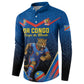 Custom World Football 2026 DR Congo Button Sweatshirt Les Leopards Coupe du Monde Glory