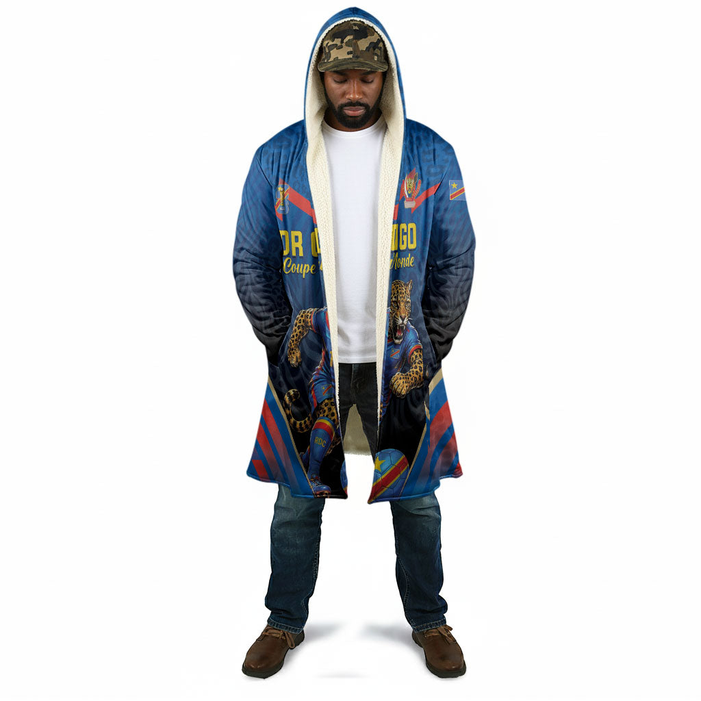 Custom World Football 2026 DR Congo Cloak Les Leopards Coupe du Monde Glory