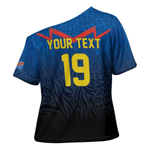 Custom World Football 2026 DR Congo Cross Shoulder Shirt Les Leopards Coupe du Monde Glory