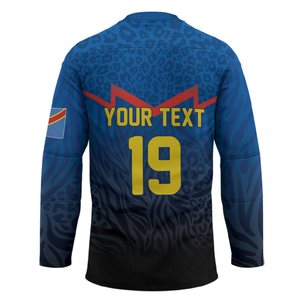 Custom World Football 2026 DR Congo Hockey Jersey Les Leopards Coupe du Monde Glory