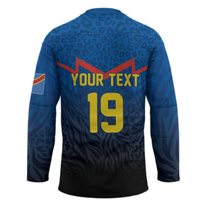 Custom World Football 2026 DR Congo Hockey Jersey Les Leopards Coupe du Monde Glory