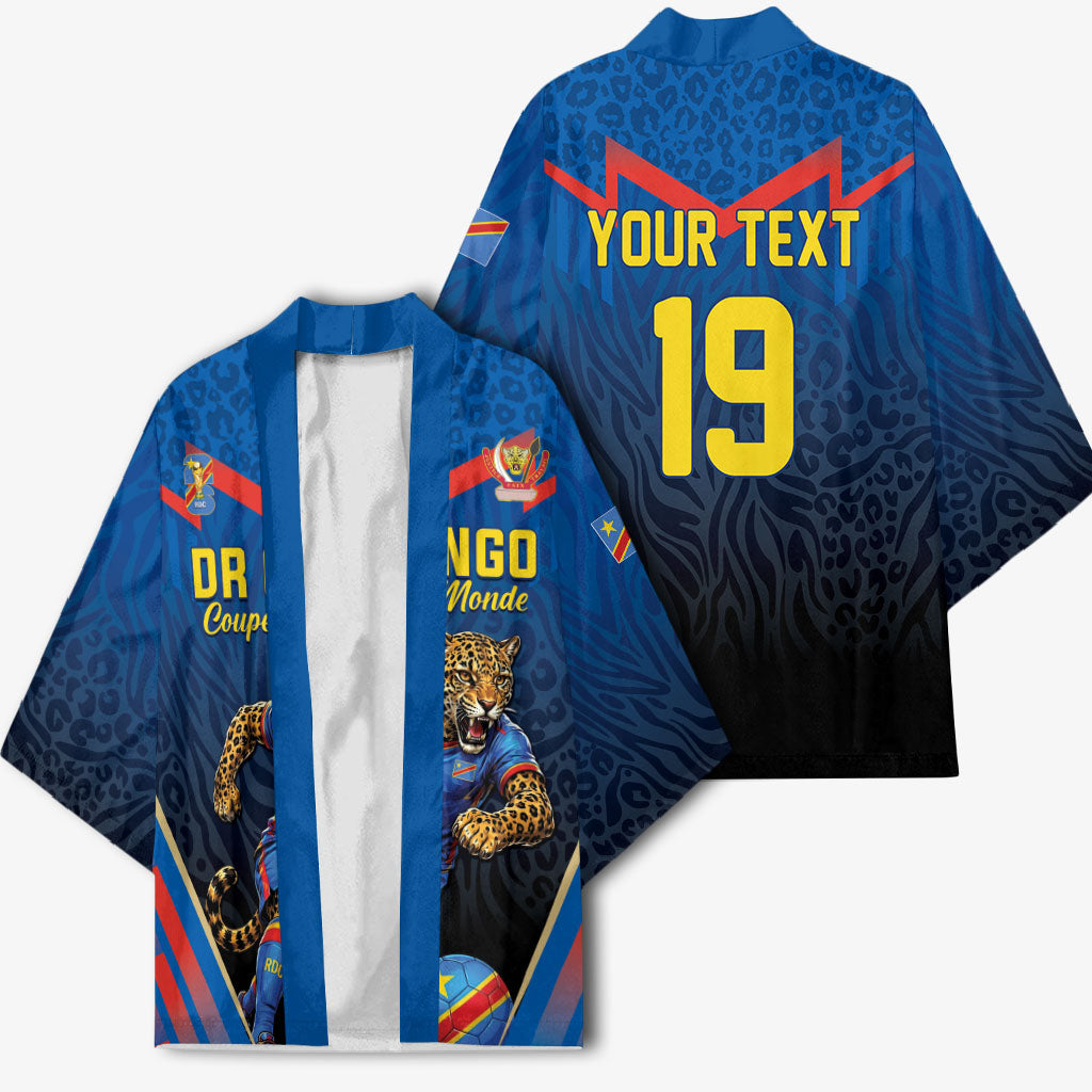 Custom World Football 2026 DR Congo Kimono Les Leopards Coupe du Monde Glory