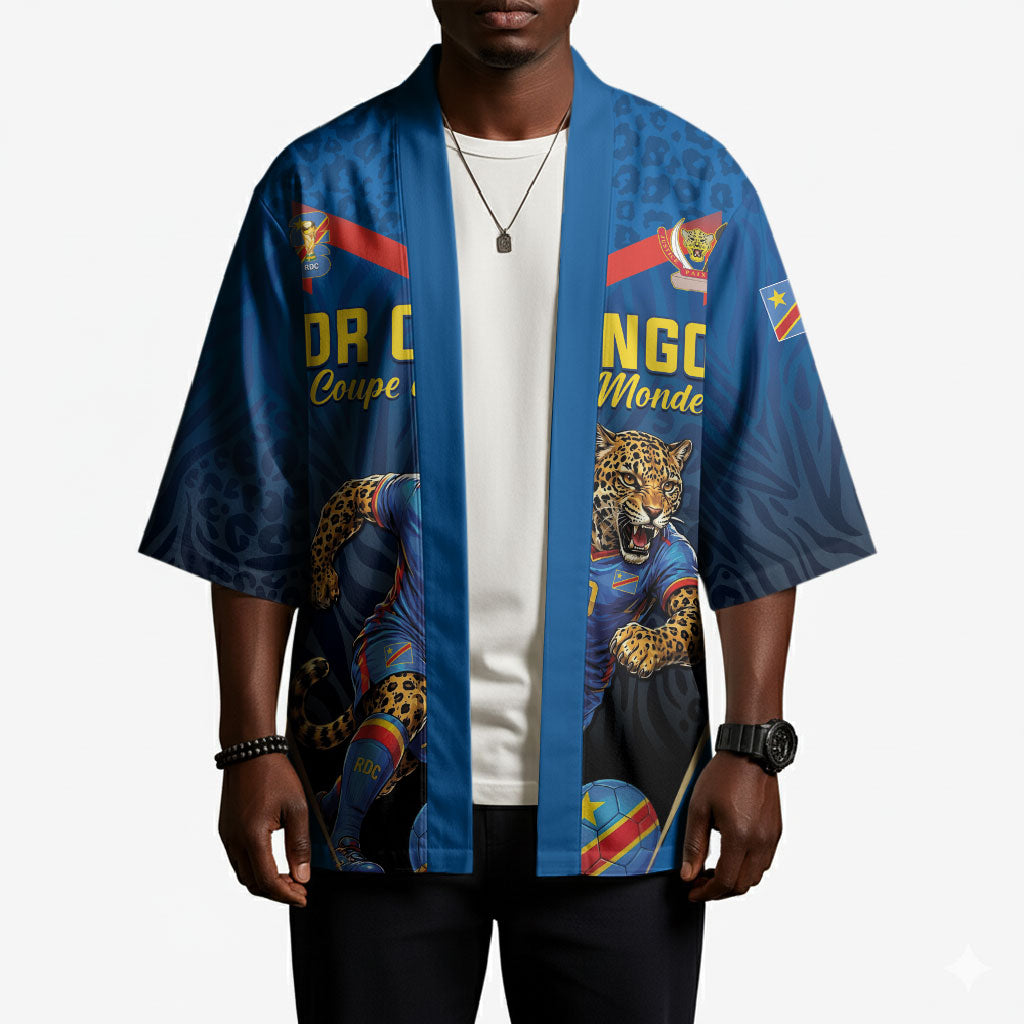 Custom World Football 2026 DR Congo Kimono Les Leopards Coupe du Monde Glory