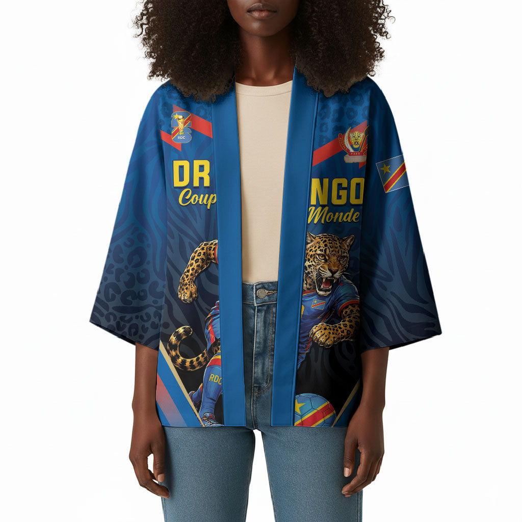 Custom World Football 2026 DR Congo Kimono Les Leopards Coupe du Monde Glory