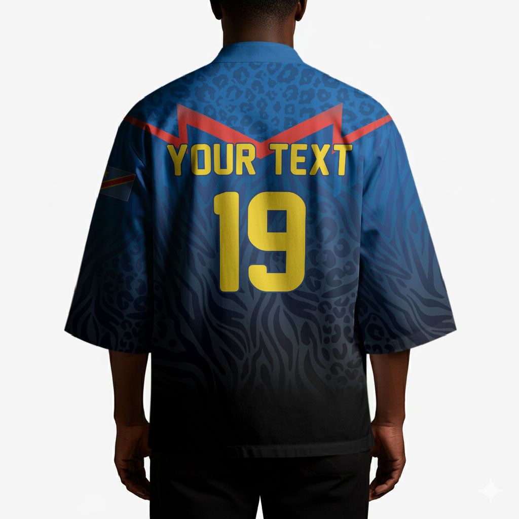 Custom World Football 2026 DR Congo Kimono Les Leopards Coupe du Monde Glory