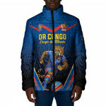 Custom World Football 2026 DR Congo Padded Jacket Les Leopards Coupe du Monde Glory